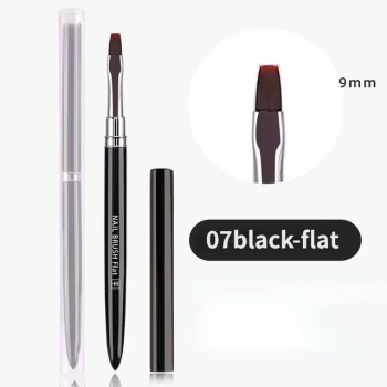 Pensula Gel Varf Drept nr.6 Black - Everin