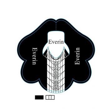 Sabloane Unghii Profesionale Everin rola 100buc. U4-F2 - Everin