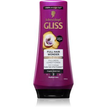 Schwarzkopf Gliss Full Hair Wonder balsam regenerator pentru par fragil