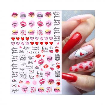 Sticker decor unghii F628 - F931 - Everin