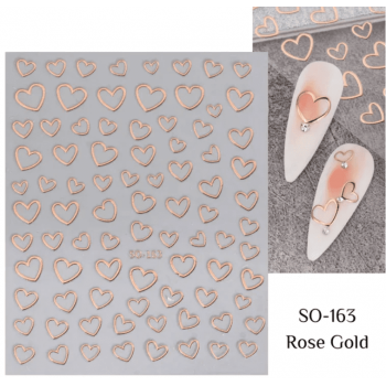 Sticker decor unghii SO-163 Rose Gold - SO-163ALB - Everin