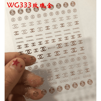 Sticker decor unghii WG333