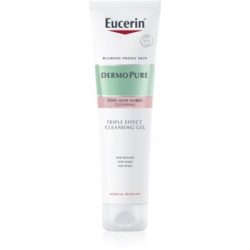 Eucerin DermoPure Triple Effect Cleansing Gel gel exfoliant de curatare cu efect triplu