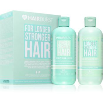 Hairburst Longer Stronger Hair Oily Scalp & Roots Set set cadou pentru par gras