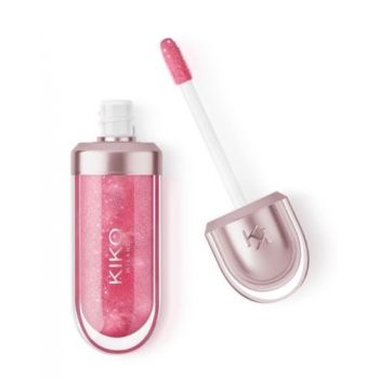 Luciu de buze stralucitor, Kiko Milano, 3D Hydra Lipgloss, 04 Cherry Cherry, 6.5 ml