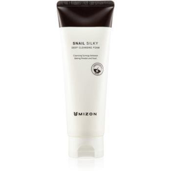 Mizon Snail Silky Spuma curatare intensa. extract de melc