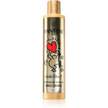 Pantene Pro-V Keith Haring șampon regenerator pentru par deteriorat