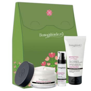 Set cadou femei, ingrijire completa ten, cu extract de unt de Shea si acid hialuronic