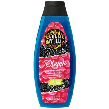 SHORT LIFE - Gel de Baie si Dus Mure si Zmeura - Farmona Tutti Frutti Blackberry & Raspberry Bath and Shower Gel, 425 ml