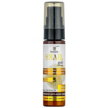 SHORT LIFE - Ser Intensiv pentru Ten Matur cu Extract de Melc si Ulei de Argan Camco Snail Gold, 30 ml