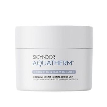 Crema Delicata pentru Ingrijirea Zilnica a Tenului Sensibil Normal/Uscat - Skeyndor Aquatherm Cream Normal to Dry Skin, 50 ml