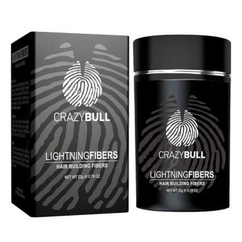 Fibre pentru par Crazy Bull Hair Building Fibers - Black - 22g