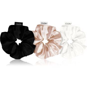 GLOV Satin Scrunchies L Elastice pentru par