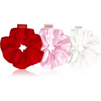 GLOV Satin Scrunchies L Elastice pentru par