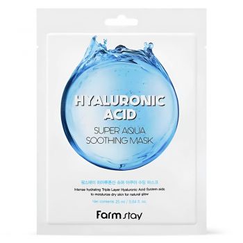 Masca Hidratanta Farmstay Hyaluronic Acid Super Aqua Soothing Mas