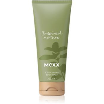 Mexx Inspired Nature gel de dus exfoliant