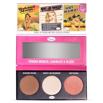 Paleta Multifunctionala theBalm Must Haves Powder Trio Bahama Mam