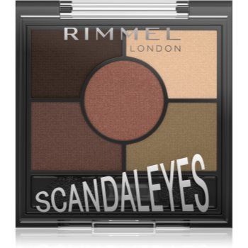 Rimmel ScandalEyes paletă cu farduri de ochi