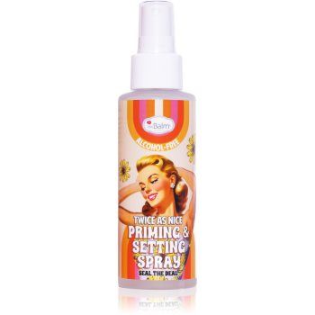 theBalm Twice as Nice Priming & Setting Spray fixator make-up