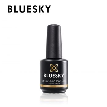 Top Coat lac unghii semipermanent Bluesky Ultra Stralucire 15ml