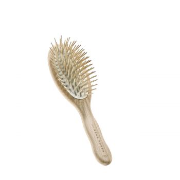 Hair brushes - oval brush beech wood wooden pins