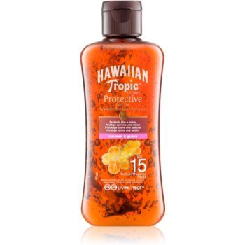 Hawaiian Tropic Protective Dry Oil Spray ulei de bronzat pentru piele uscata SPF 15