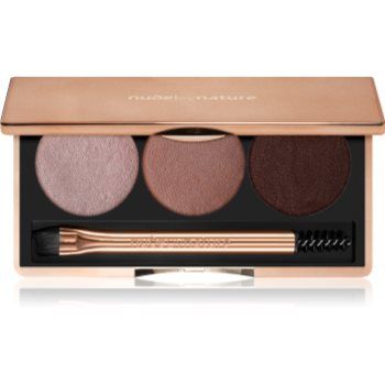 Nude by Nature Natural Illusion Eyeshadow Trio paletă cu farduri de ochi