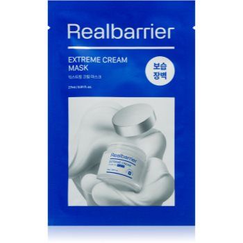 Real Barrier Extreme Cream Mask mască textilă calmantă pentru o hidratare intensa