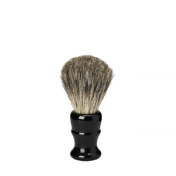 Shaving brush vintage high quality resin pure badger black