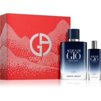 Armani Acqua di Giò Profondo Parfum set cadou pentru bărbați