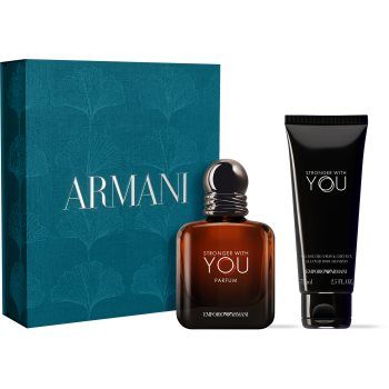 Armani Emporio Stronger With You Parfum set cadou pentru bărbați