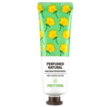 Crema de maini hidratanta cu parfum natural de Crizantema, Prettyskin, 30 ml