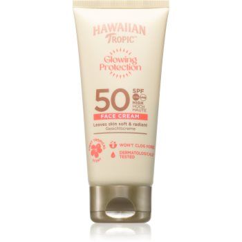 Hawaiian Tropic Glowing Protection Face Cream crema de soare pentru fata SPF 50