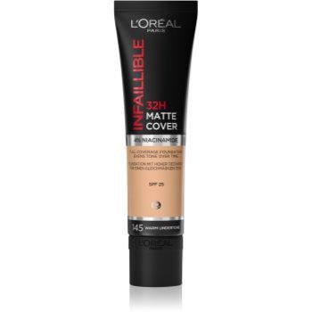 L’Oréal Paris Infallible 32H Matte Cover machiaj matifiant de lungă durată SPF 25