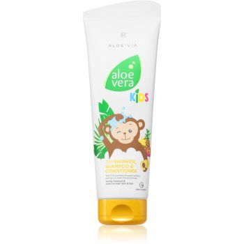 LR Aloe Vera Kids șampon, balsam și gel de duș 3 în 1 pentru copii