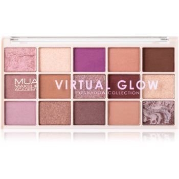 MUA Makeup Academy Professional 15 Shade Palette paletă cu farduri de ochi