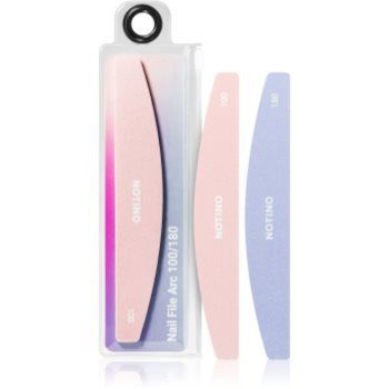 Notino Nail Tools Nail File Arc pilă de unghii clasică cu două straturi aspre