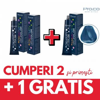 OFERTA 2+1 GRATIS - Vopsea par directa CREATIVITY PRO.COLOR 100 ml - JEANS