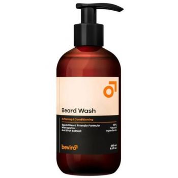 Sampon pentru barba Beviro Beard Wash, 250 ml