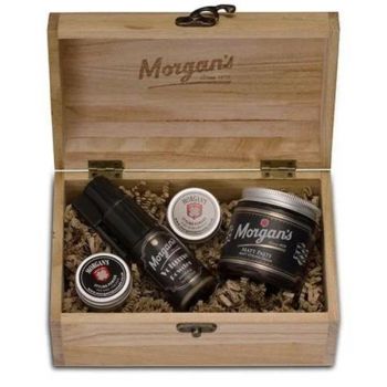 Set Cadou pentru volum si styling Morgan's Pomade ( Ceara 120ml + Pudra volum 5g + Pudra High Shine 15g + Pudra Slick 15g )