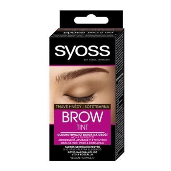 Vopsea Permanenta pentru Sprancene - Syoss Brow Tint, nuanta Maro Inchis, 1 buc