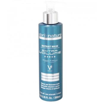 Masca fortificare si mai mult volum pentru par fin si subtire Extra Volume Abril et Nature, 200 ml