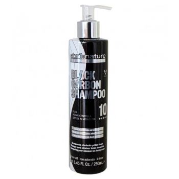 Sampon anti yellow pentru par blond natural, decolorat si par grizonat Black Carbon Abril et Nature, 250 ml