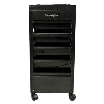 Carucior Cosmetica T-048A, Negru - Beautyfor Hairdresser Salon Trolley, T-048A, Black, 1 buc Carucior Cosmetica T-048A, Negru - Beautyfor Hairdresser Salon Trolley, T-048A, Black, 1 buc