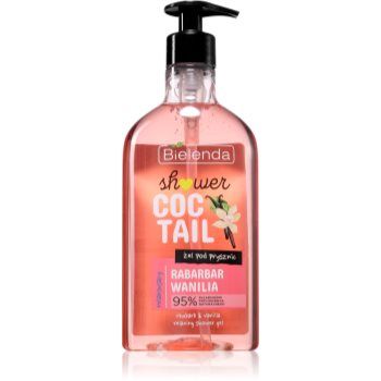 Bielenda Shower Coctail Rhubarb + Vanilla gel de dus relaxant Bielenda Shower Coctail Rhubarb + Vanilla gel de dus relaxant