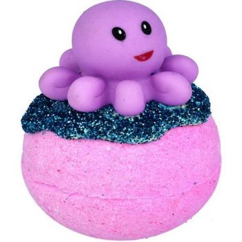 Bila baie Octopus Garden cu jucarie Bomb Cosmetics 160 g Bila baie Octopus Garden cu jucarie Bomb Cosmetics 160 g
