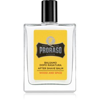 Proraso Wood and Spice balsam hidratant dupa barbierit