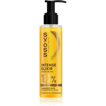 Syoss Intense Elixir Leave-in Oil ulei de ingrijire pentru par deteriorat