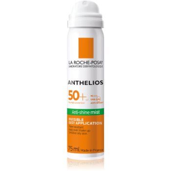 La Roche-Posay Anthelios spray revigorant pentru față anti-strălucire SPF 50